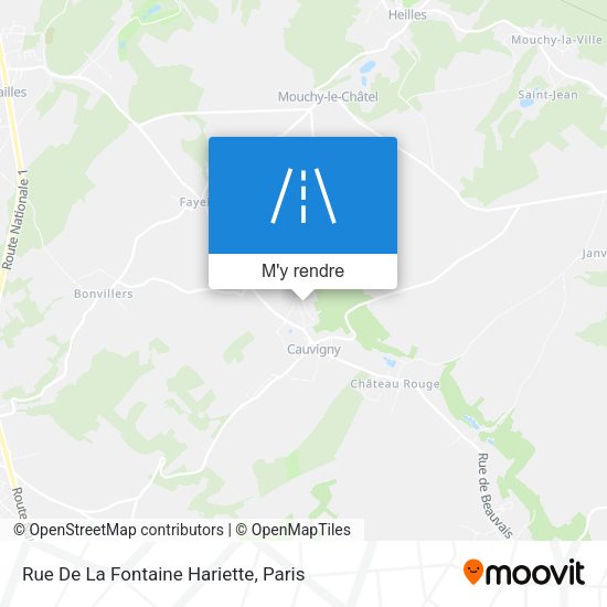 Rue De La Fontaine Hariette plan