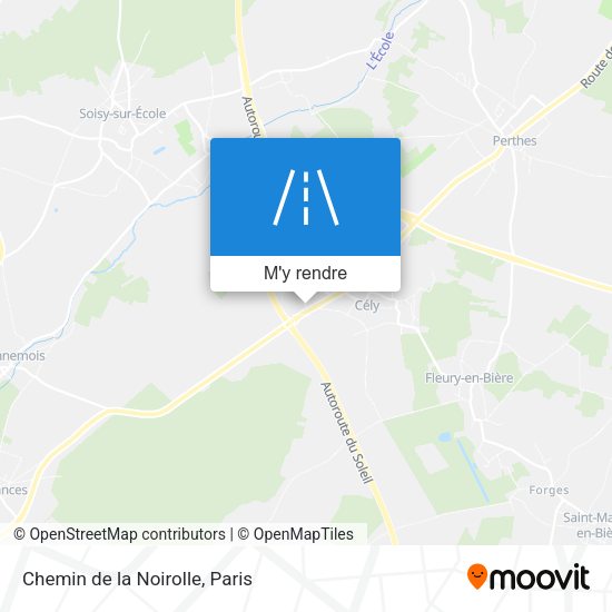Chemin de la Noirolle plan