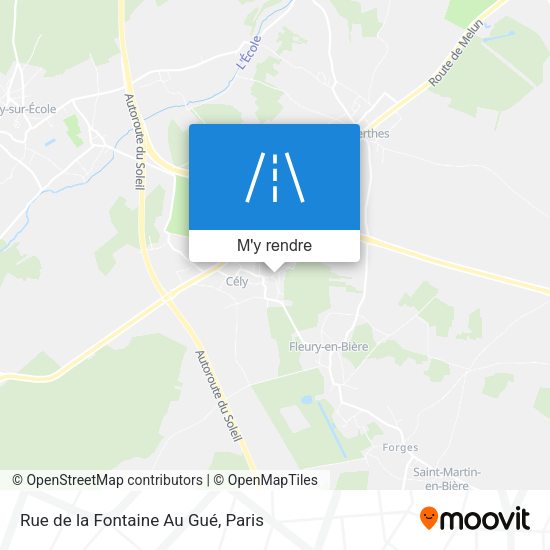 Rue de la Fontaine Au Gué plan