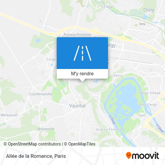 Allée de la Romance plan