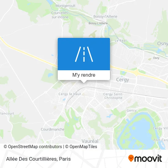 Allée Des Courtillières plan