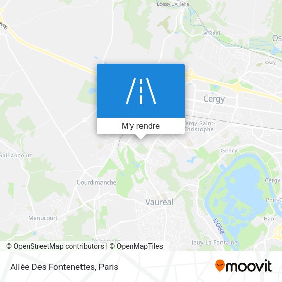 Allée Des Fontenettes plan