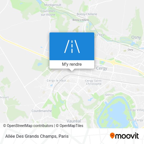 Allée Des Grands Champs plan