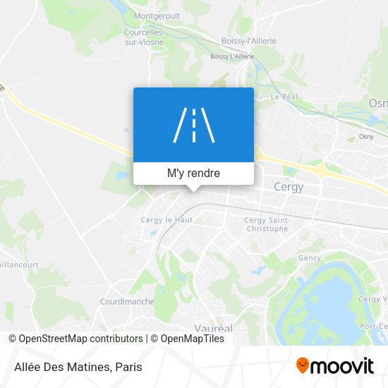 Allée Des Matines plan