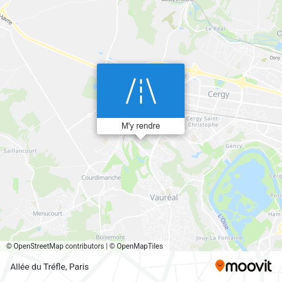 Allée du Tréfle plan