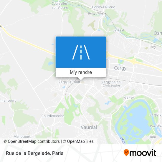 Rue de la Bergelade plan