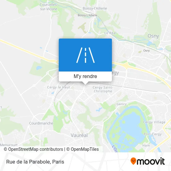 Rue de la Parabole plan