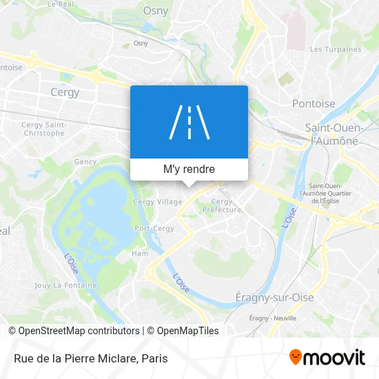 Rue de la Pierre Miclare plan