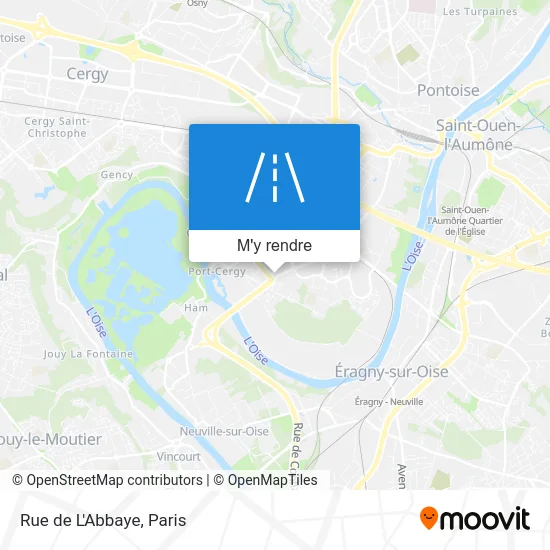 Rue de L'Abbaye plan