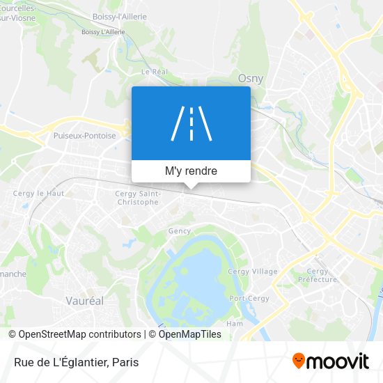 Rue de L'Églantier plan