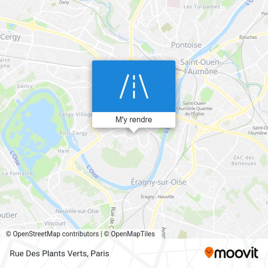 Rue Des Plants Verts plan
