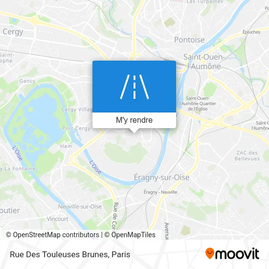 Rue Des Touleuses Brunes plan