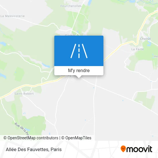 Allée Des Fauvettes plan