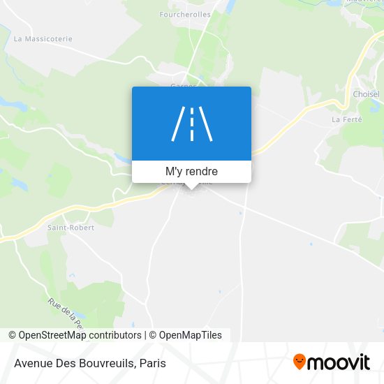 Avenue Des Bouvreuils plan