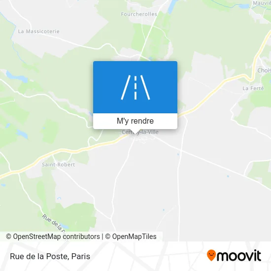 Rue de la Poste plan