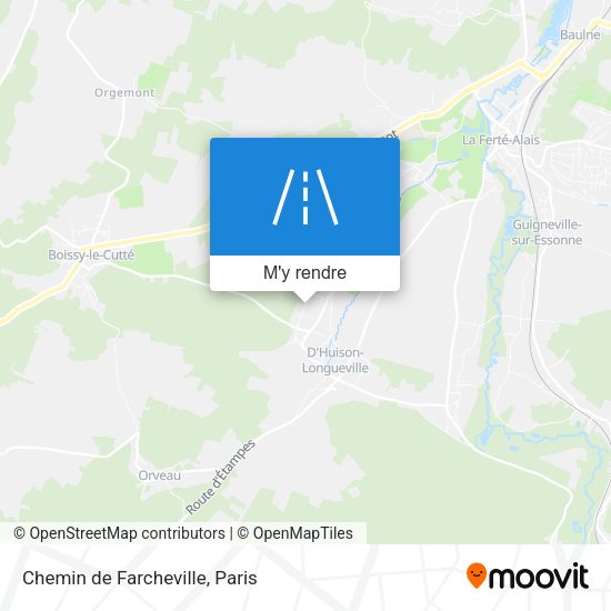 Chemin de Farcheville plan