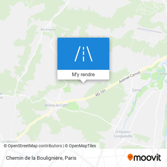 Chemin De La Boulignière plan