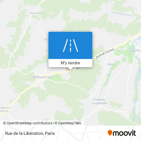Rue De La Libération plan