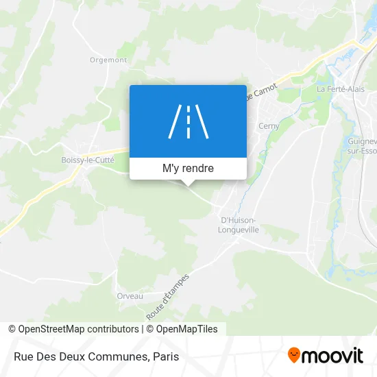 Rue Des Deux Communes plan