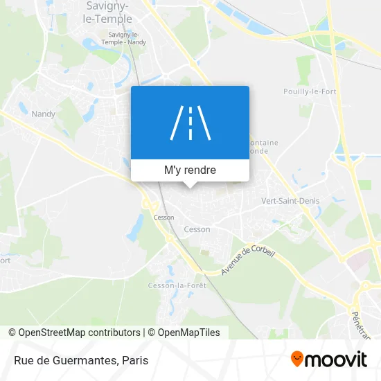 Rue de Guermantes plan