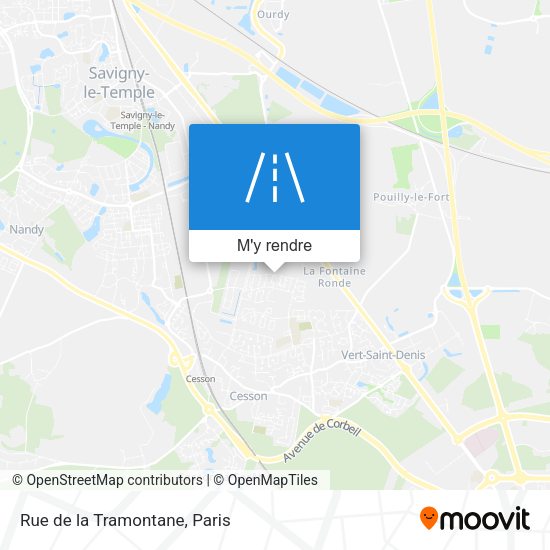 Rue de la Tramontane plan