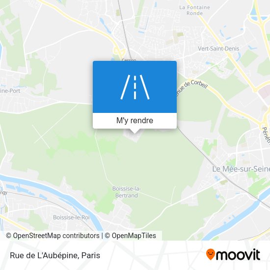 Rue de L'Aubépine plan
