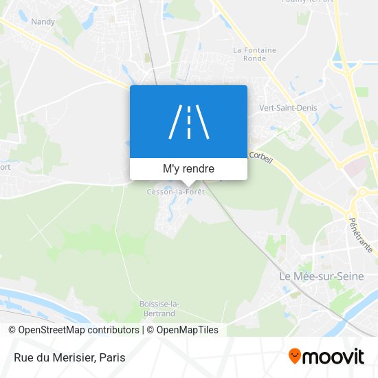 Rue du Merisier plan
