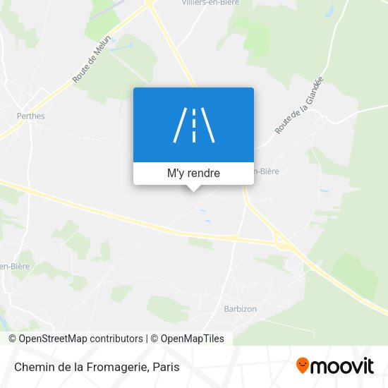 Chemin de la Fromagerie plan