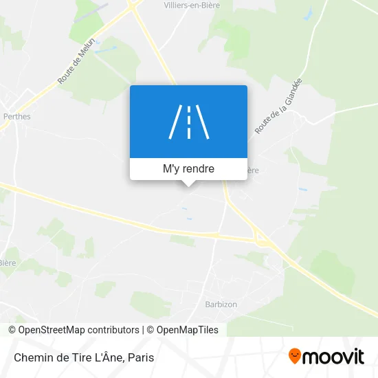 Chemin de Tire L'Âne plan