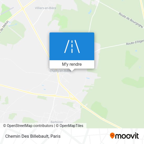 Chemin Des Billebault plan