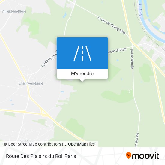 Route Des Plaisirs Du Roi plan