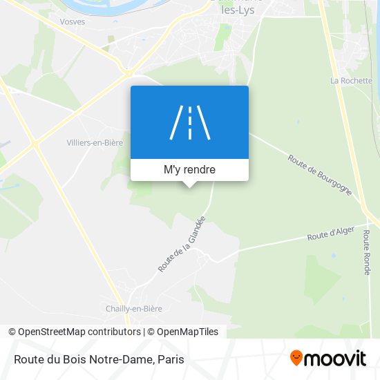 Route Du Bois Notre-Dame plan