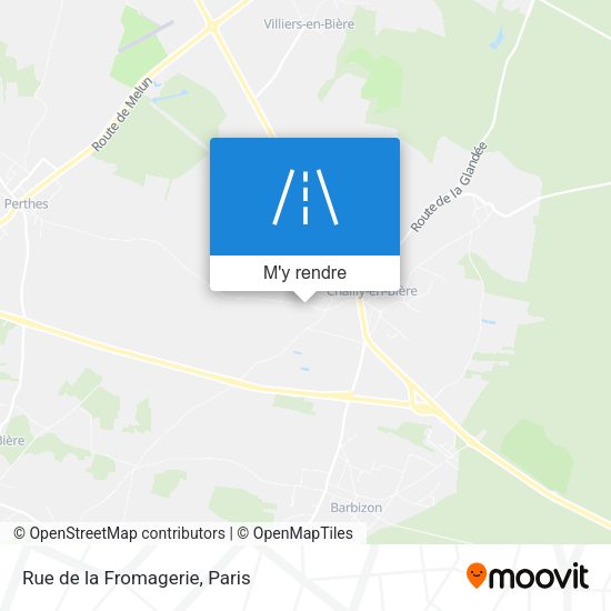 Rue de la Fromagerie plan