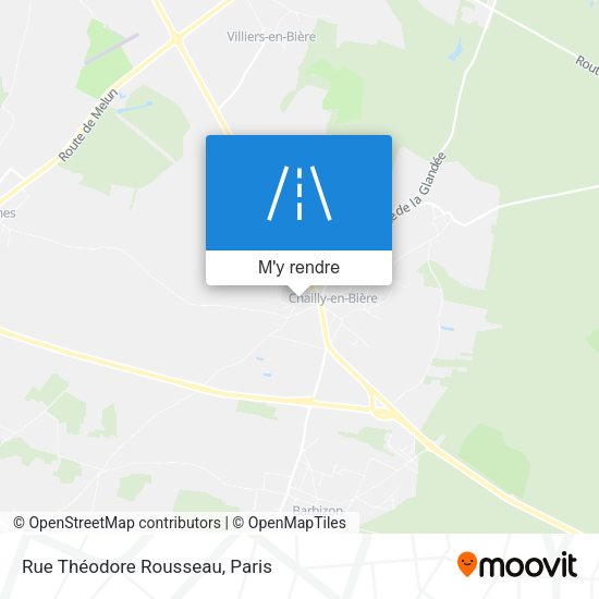 Rue Théodore Rousseau plan