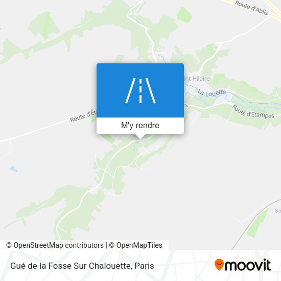 Gué de la Fosse Sur Chalouette plan