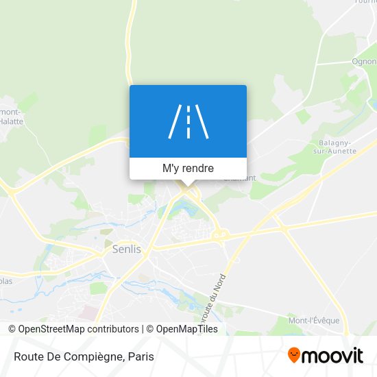 Route De Compiègne plan