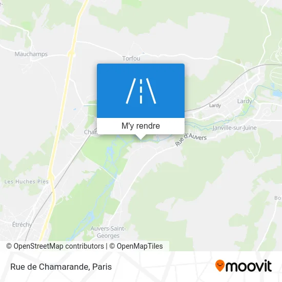 Rue de Chamarande plan