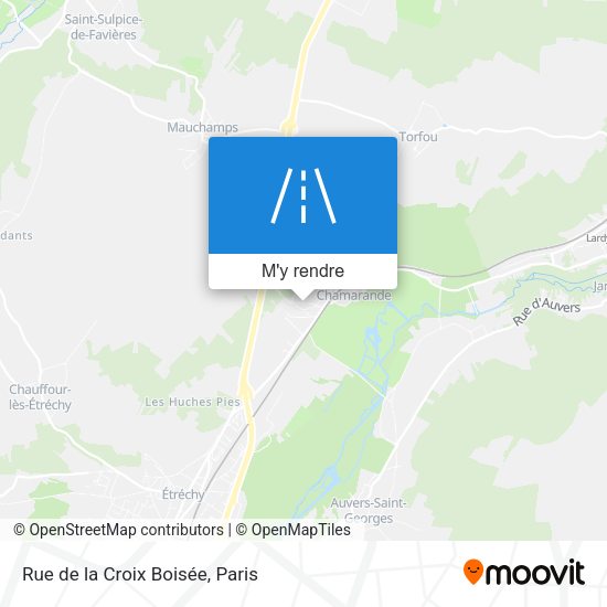 Rue de la Croix Boisée plan