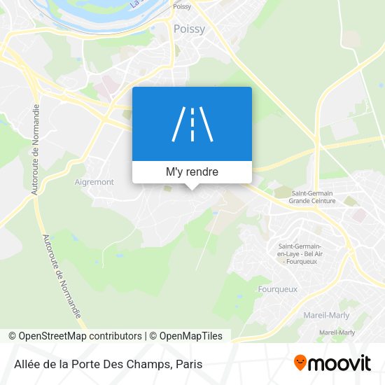 Allée de la Porte Des Champs plan