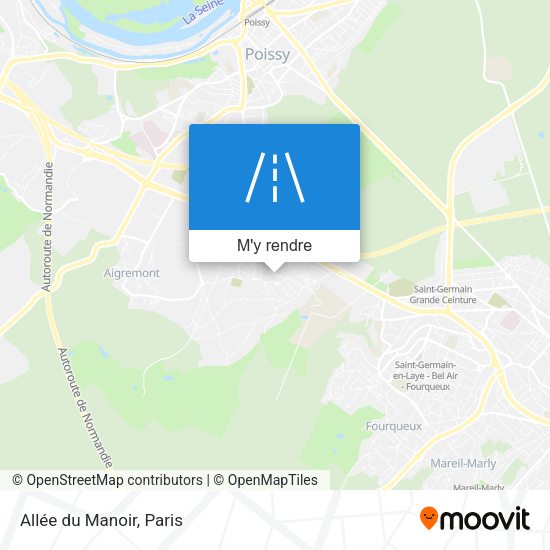 Allée du Manoir plan