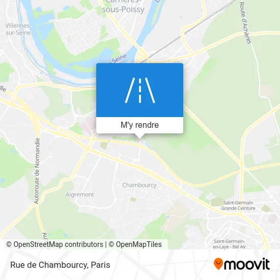 Rue de Chambourcy plan