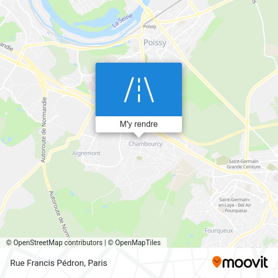 Rue Francis Pédron plan