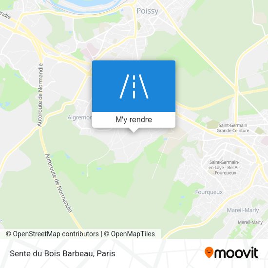 Sente du Bois Barbeau plan