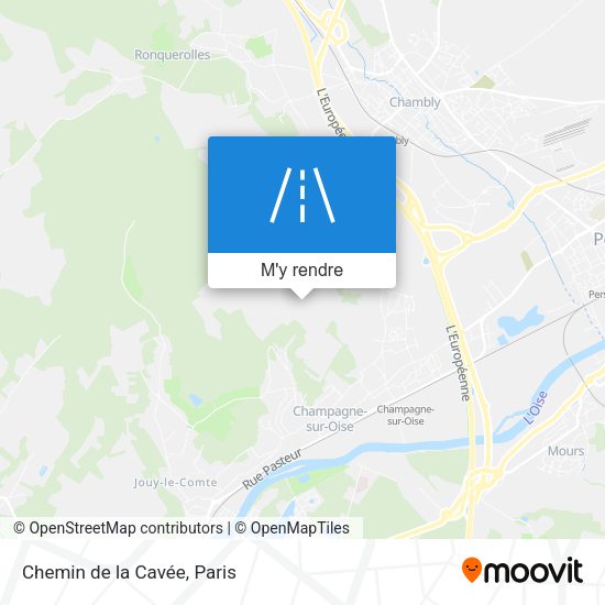 Chemin de la Cavée plan