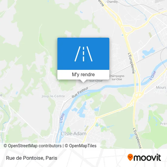 Rue de Pontoise plan