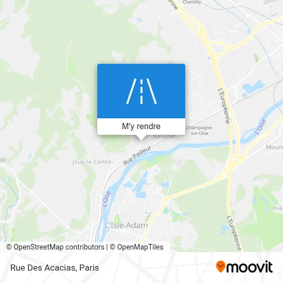 Rue Des Acacias plan