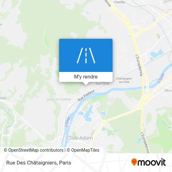 Rue Des Châtaigniers plan