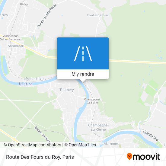Route Des Fours du Roy plan