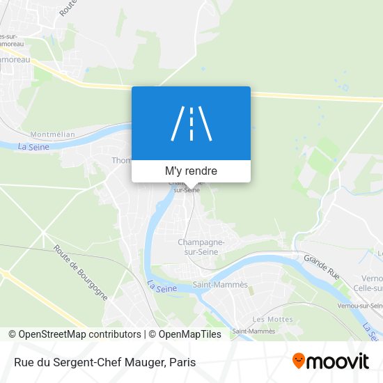 Rue du Sergent-Chef Mauger plan