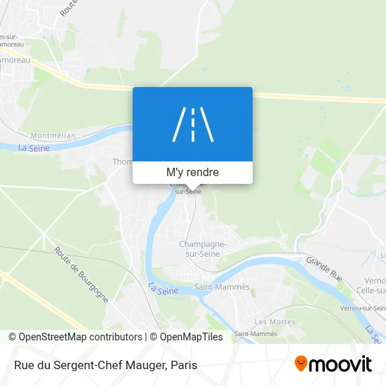 Rue du Sergent-Chef Mauger plan